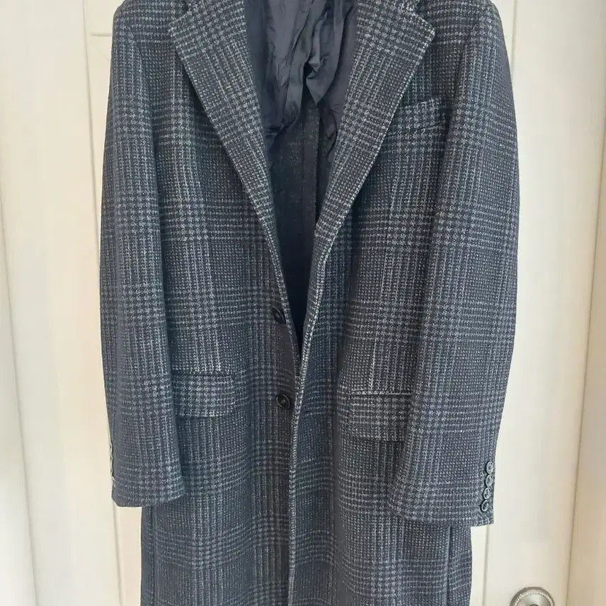 [BUNJANG] Massimo Dutti Italian Wool Check Coat Men&