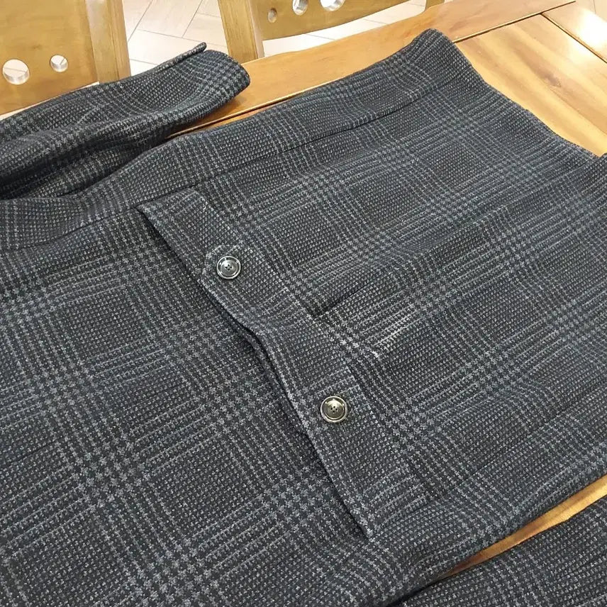 [BUNJANG] Massimo Dutti Italian Wool Check Coat Men&