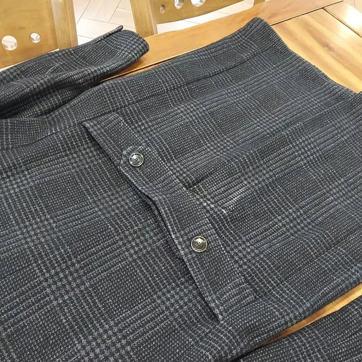 [BUNJANG] Massimo Dutti Italian Wool Check Coat Men&
