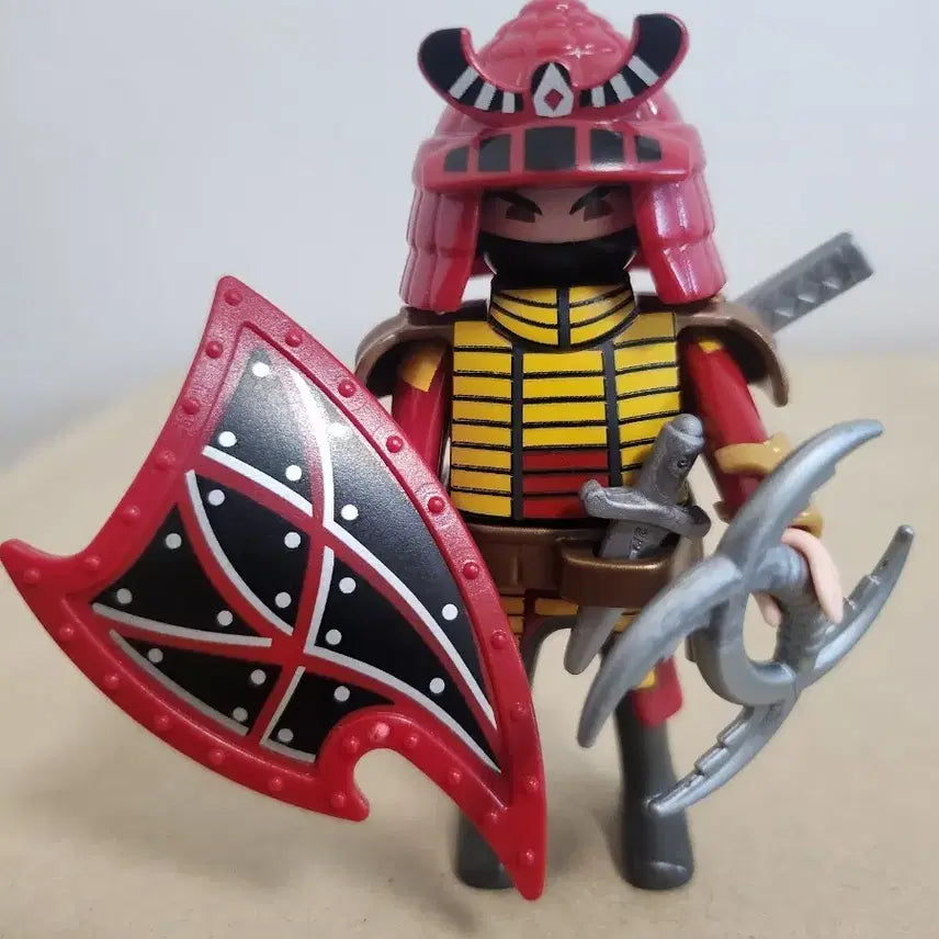 [BUNJANG] Playmobil Mifi 17 Japanese Samurai Figure (Assembled, Unsealed) / 플레이모빌 미피17 일본사무라이 개봉 조립 피규어 판매
