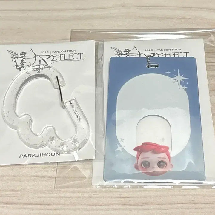 [BUNJANG] Park Ji Hoon 2026 Fancon MD Bundle: Carabiner &amp; Photocard Holder / 일괄)박지훈 MD 카라비너,포토카드홀더(포카X)