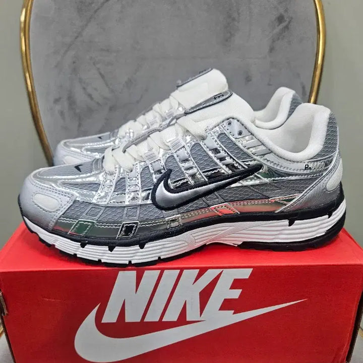[BUNJANG] P6000 Silver/White Sneakers (Size 235/245) / P6000 235/245 사이즈