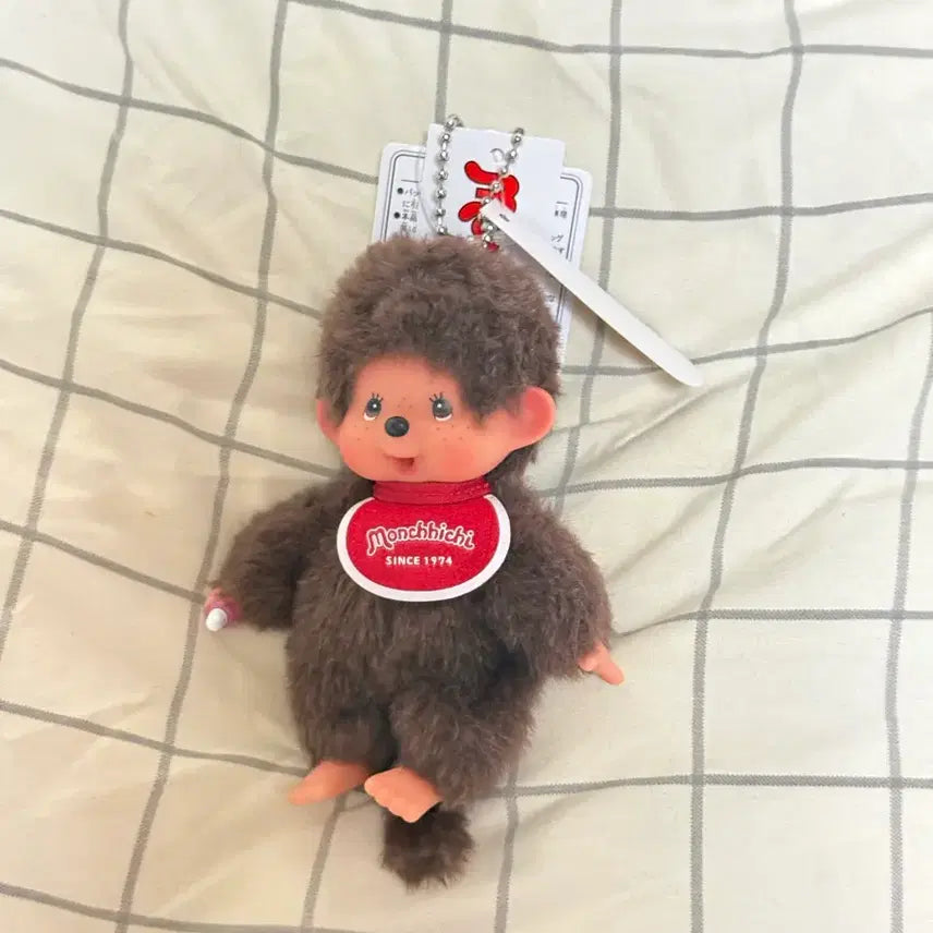 [BUNJANG] Monchhichi Boy Keychain Brown / 새상품+리뷰이벤트) 몬치치 ss 보이 키 체인 브라운