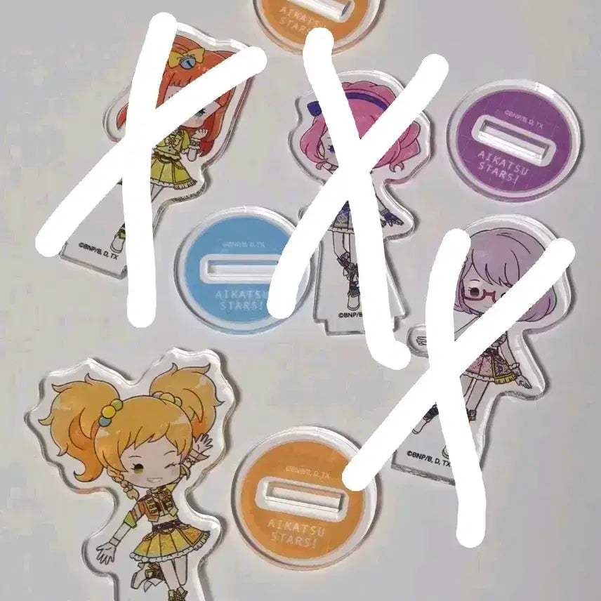 [BUNJANG] Aikatsu Stars! School Look Graph Art Mini Acrylic Standee - Laura / Yuzu / [판매] 아이카츠 스타즈 스쿨룩 그래프아트 미니 아크릴 로라 유즈