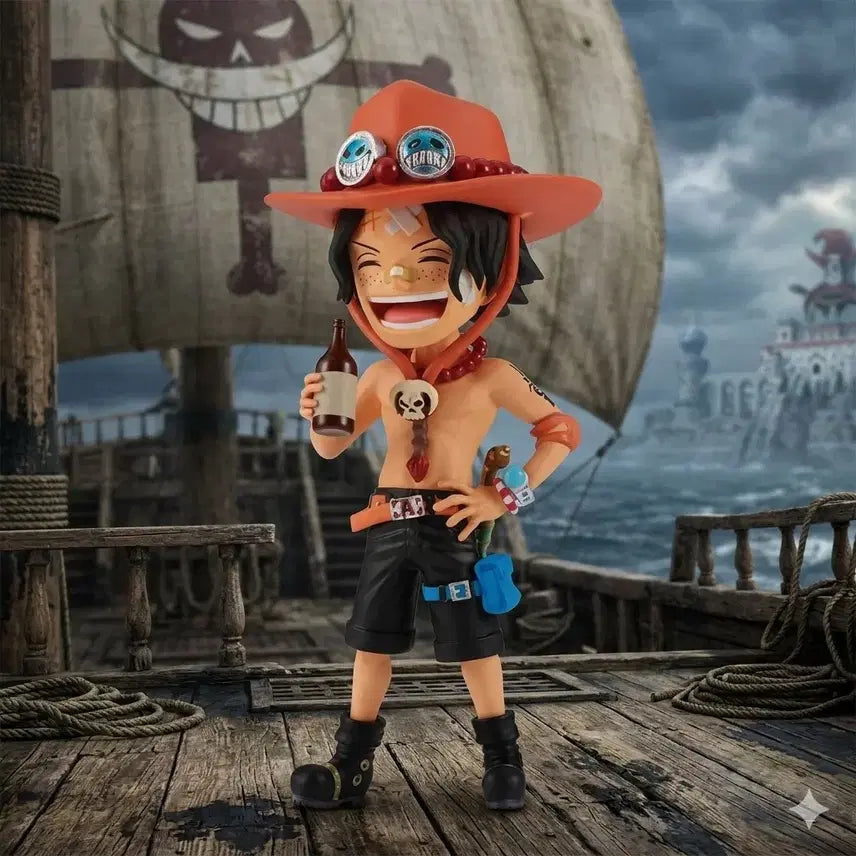 [BUNJANG] One Piece Wano Country Ace World Collectable Figure / 미개봉금고 원피스 와노쿠니 에이스 월콜