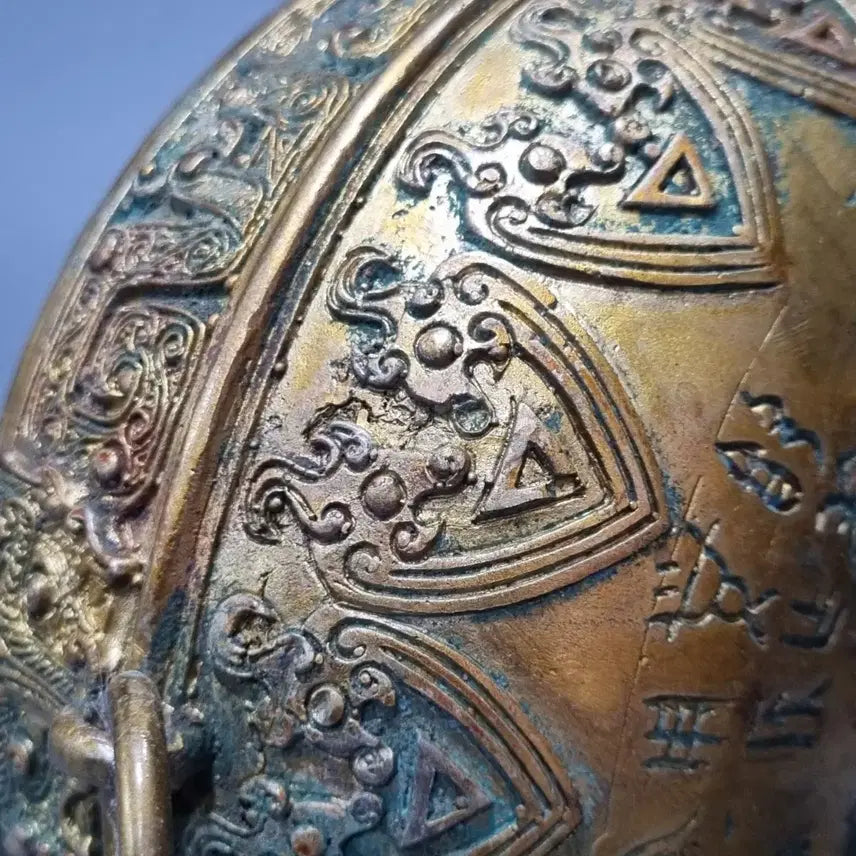 [BUNJANG] Bronze Dragon-Incised Censer (Han Dynasty Style) / 청동 기룡문 향로