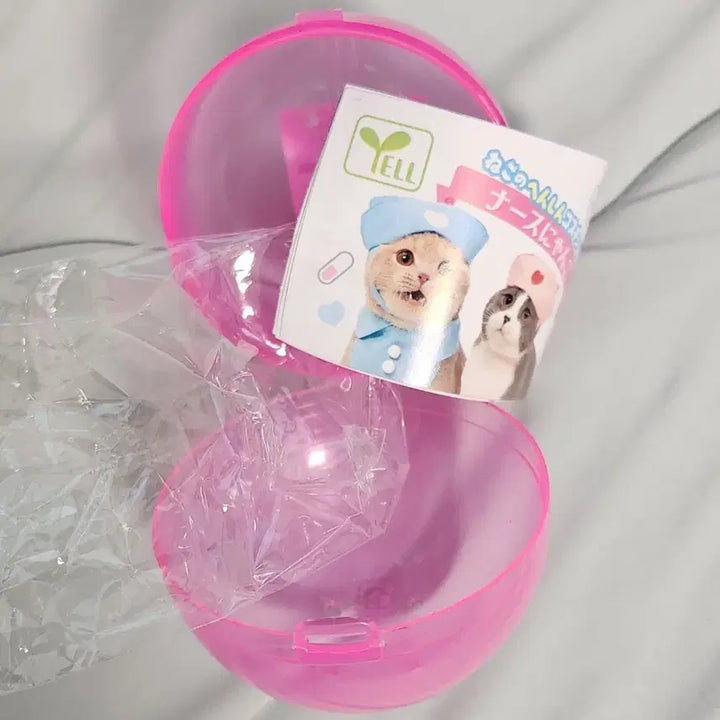 [BUNJANG] Cat Nurse Transformation Costume Capsule Toy (Nui Doll Clothes) / 고양이 변신 코스튬 간호사 캡슐토이 가챠 Yell 인형옷 누이옷 고양이옷
