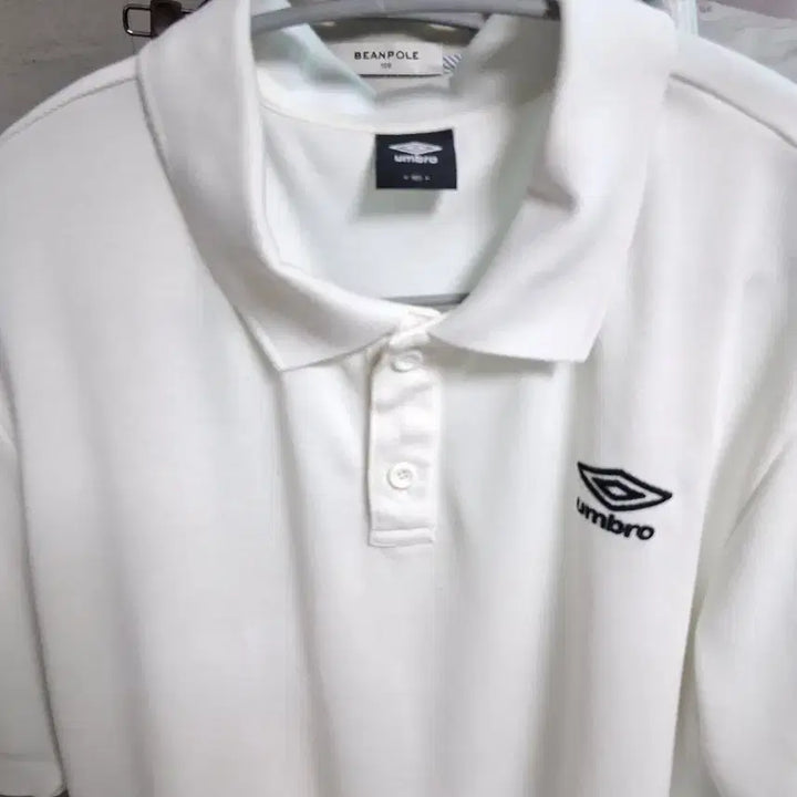 [BUNJANG] Umbro Short Sleeve Polo Shirt White / 엄브로 반팔 카라티 화이트