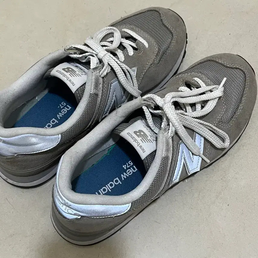 [BUNJANG] New Balance 574 Grey D Standard Sneakers 275 / 뉴발란스 574 그레이 d스탠다드 275