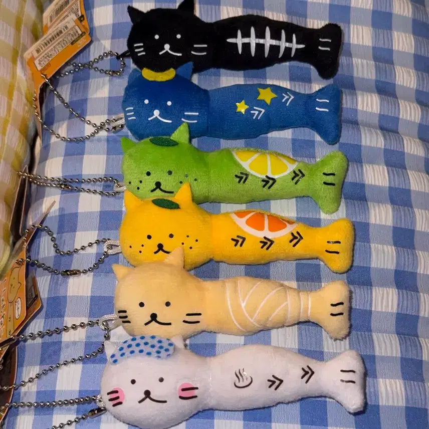 [BUNJANG] Shishamo neko Cat Yukio Doll Keyring / [오늘만4천원!] 시샤모네코 고양이 유키오 인형 키링 고전문구일본가챠쿠지