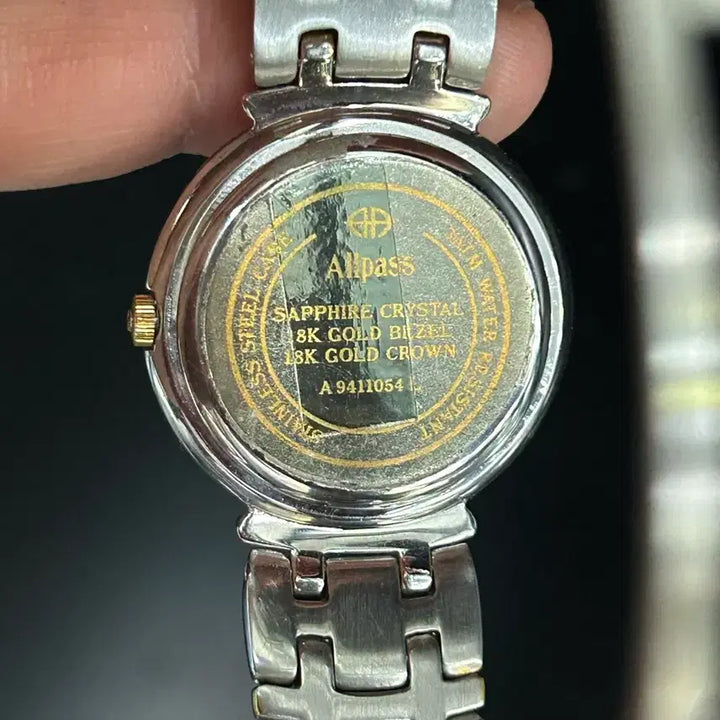 [SOLD OUT] Allpass 18k 베젤 크라운 여성 시계