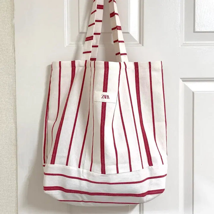 [BUNJANG] ZARA Striped Eco Bag Beach Bag Tote Bag / ZARA 자라 스트라이프 에코백 비치백 빅백 여행 가방 토트백