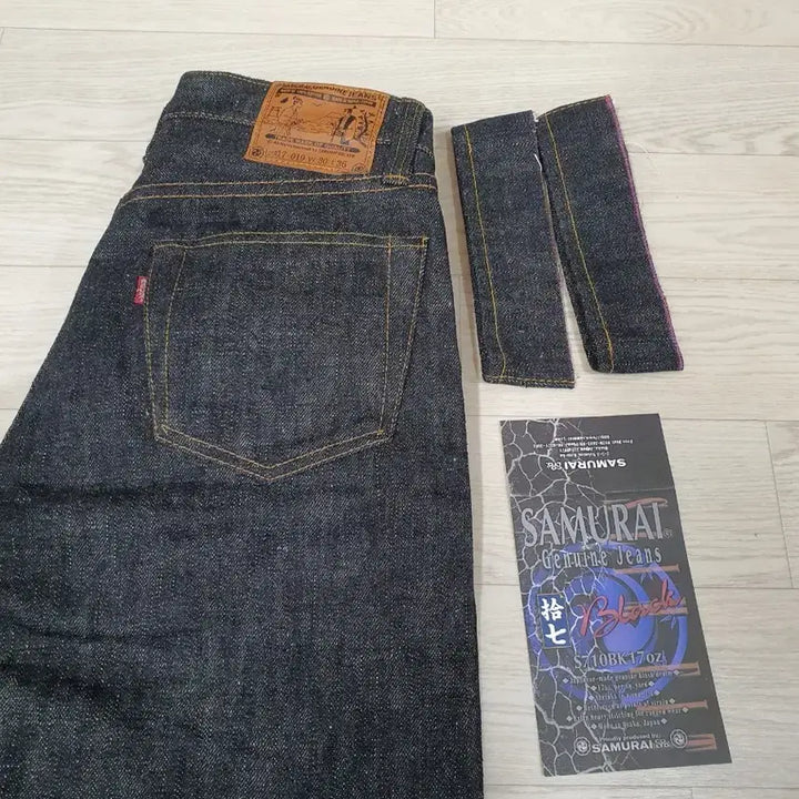 [BUNJANG] Samurai Jeans S710BK 17oz Black Selvedge Denim Jeans / 사무라이 진스 S710BK 17oz 사무라이진