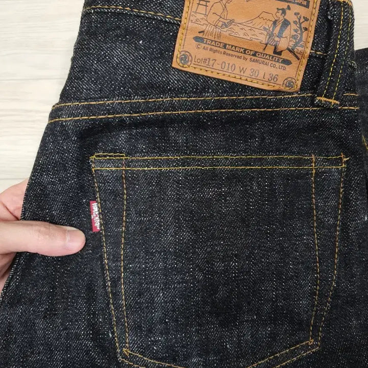 [BUNJANG] Samurai Jeans S710BK 17oz Black Selvedge Denim Jeans / 사무라이 진스 S710BK 17oz 사무라이진