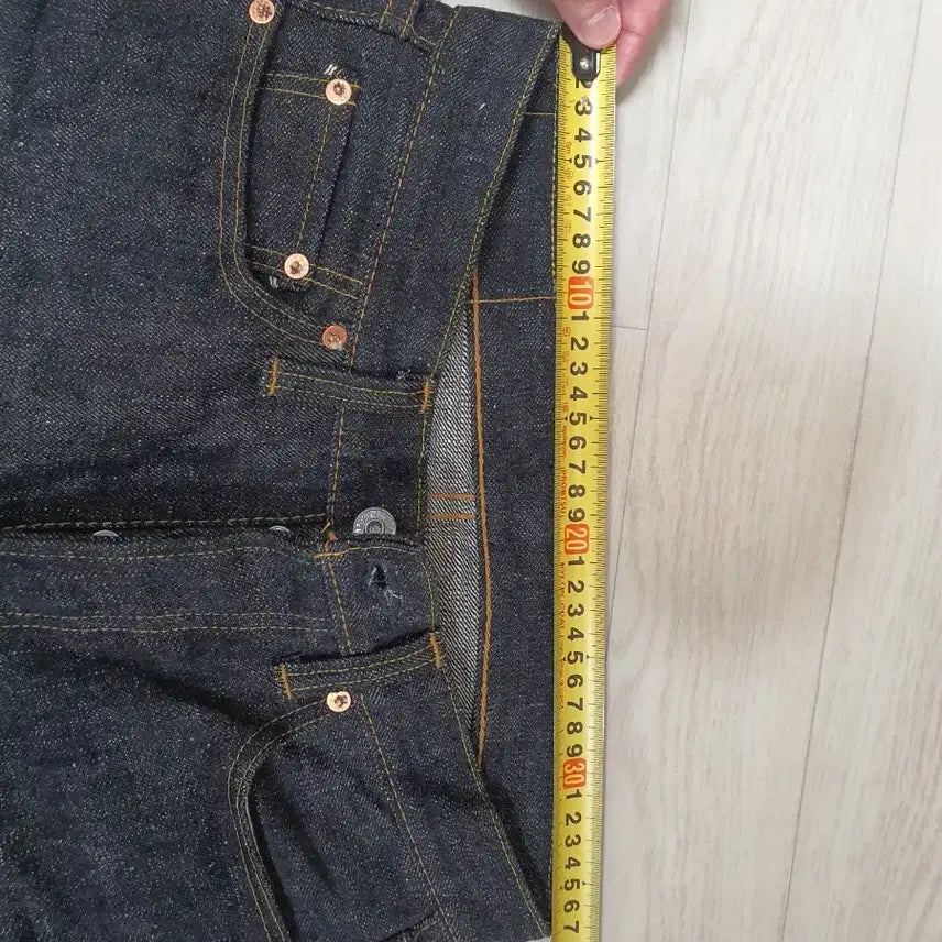 [BUNJANG] Samurai Jeans S710BK 17oz Black Selvedge Denim Jeans / 사무라이 진스 S710BK 17oz 사무라이진