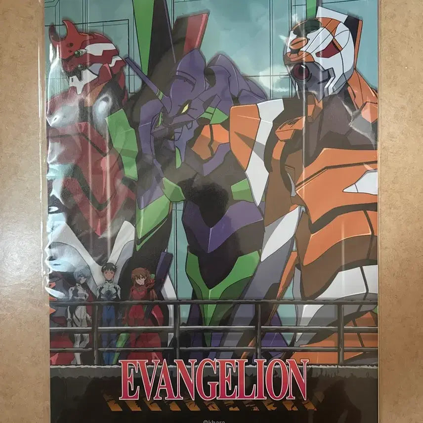 [BUNJANG] Evangelion Exhibition A3 Poster - Korean Limited Original Goods / 에반게리온 전시회  A3 포스터 선 오리지널 MD 한국 한정 굿즈