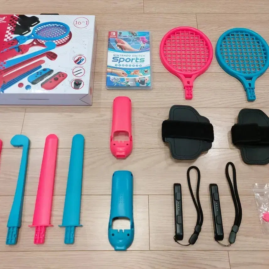 [BUNJANG] Nintendo Switch Sports + 16 in 1 Sports Kit / 닌텐도스포츠 + 16 in 1 스포츠 키트