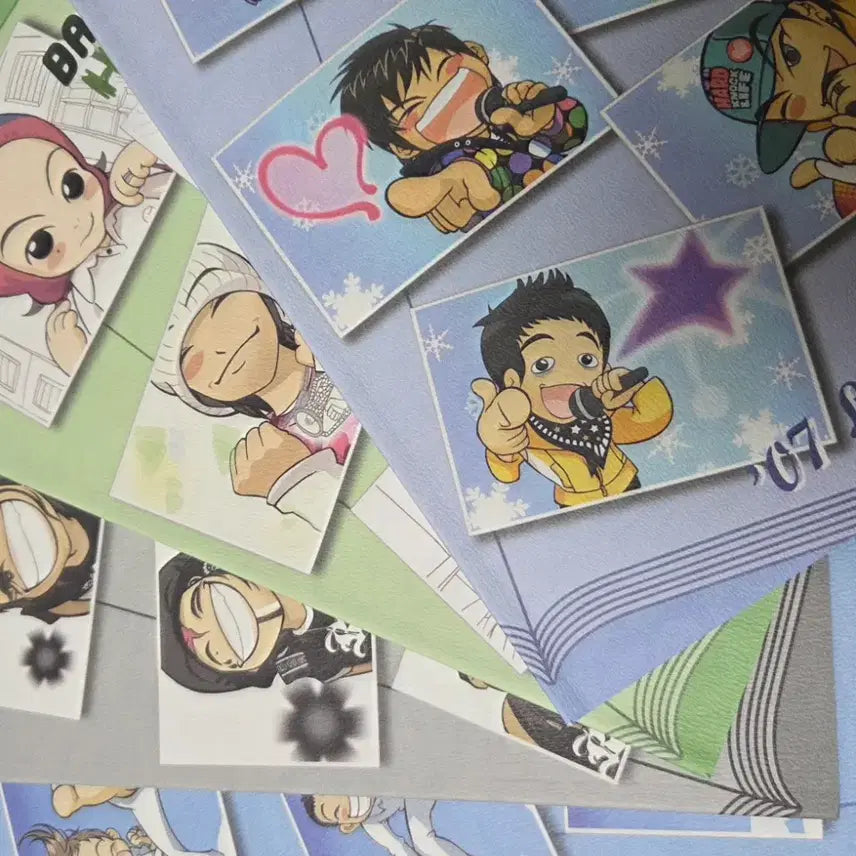 [BUNJANG] Big Bang Bangs Character Notebook Set (5 Volumes) / 빅뱅 뱅스 캐릭터 공책 세트 (5권)