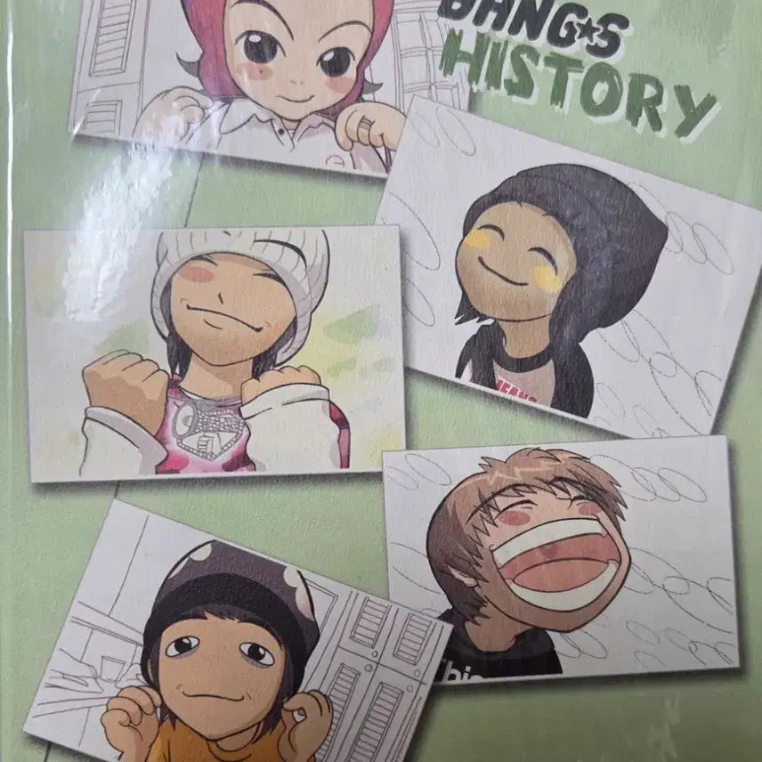 [BUNJANG] Big Bang Bangs Character Notebook Set (5 Volumes) / 빅뱅 뱅스 캐릭터 공책 세트 (5권)