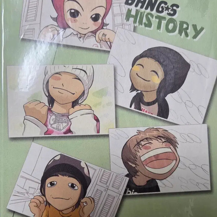 [BUNJANG] Big Bang Bangs Character Notebook Set (5 Volumes) / 빅뱅 뱅스 캐릭터 공책 세트 (5권)