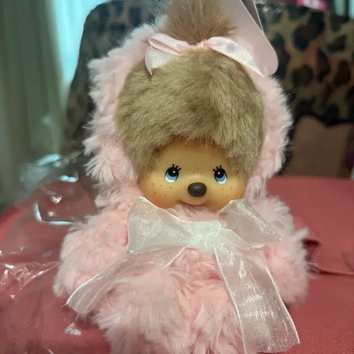 [BUNJANG] Monchhichi Pink Bear Hong Kong Exclusive / 홍콩 한정 핑크베어 몬치치