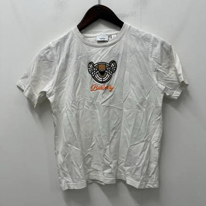 [BUNJANG] Burberry Kids Bear Print Short Sleeve T-Shirt White 140 / {만원빈티지 최저가}버버리 베어 프린트 반팔 티셔츠 화이트 140