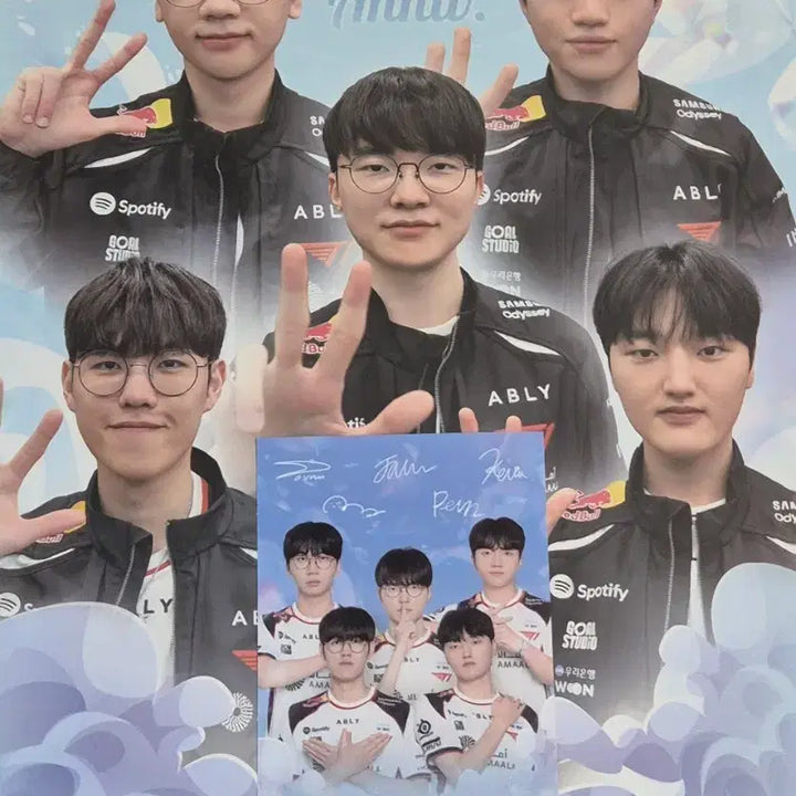 [BUNJANG] T1 Faker Base Camp 3rd Anniversary Poster + Postcard Set / T1 티원 도오페페케 베이스캠프 베캠 3주년 포스터 + 엽서