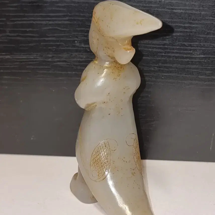 [BUNJANG] Jade Figure Sculpture / 옥 인물상 조각품 강질의 옥