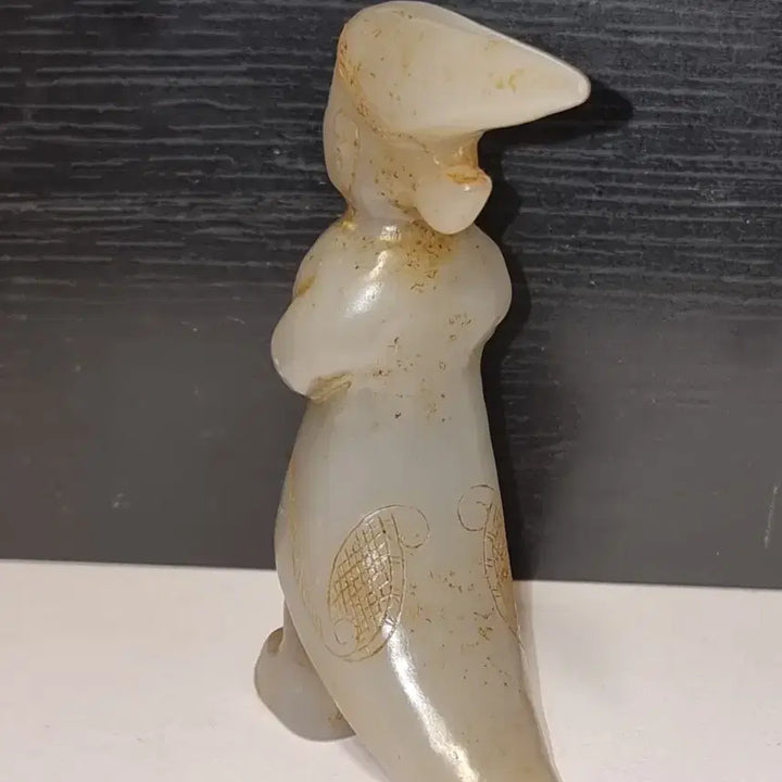[BUNJANG] Jade Figure Sculpture / 옥 인물상 조각품 강질의 옥