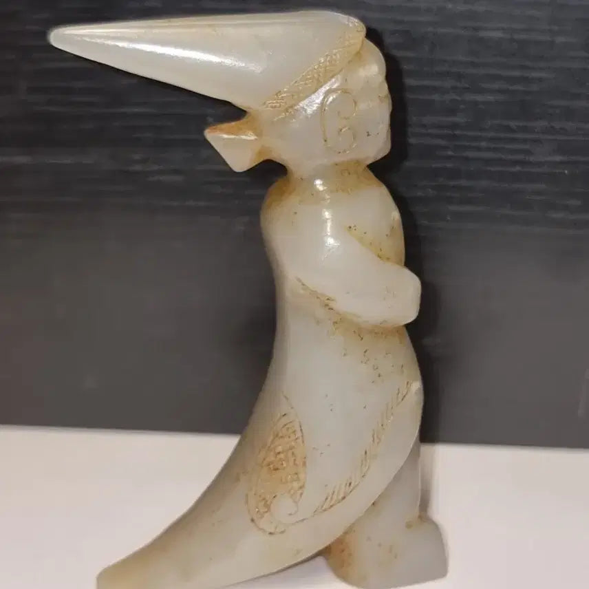 [BUNJANG] Jade Figure Sculpture / 옥 인물상 조각품 강질의 옥