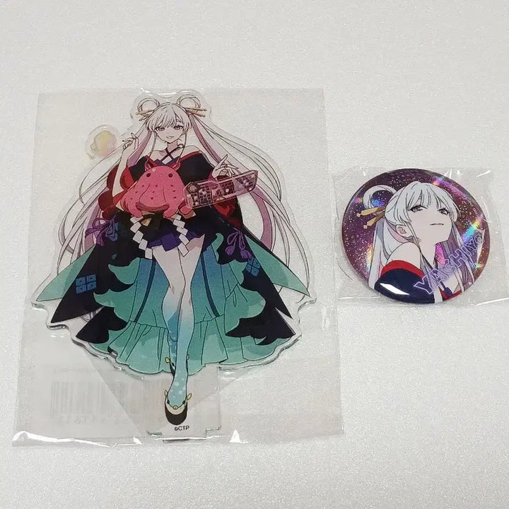 [BUNJANG] Kaguya-sama: Love Is War Yachiyo Acrylic Stand + Shiny Can Badge Bundle Set / 초카구야공주! 야치요 아크릴스탠드+샤이니 캔뱃지 일괄