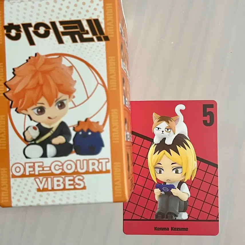 [BUNJANG] Pop Mart Haikyuu Off Court Kenma Figure / 하이큐 팝마트 오프코트 휴식시간 피규어 켄마