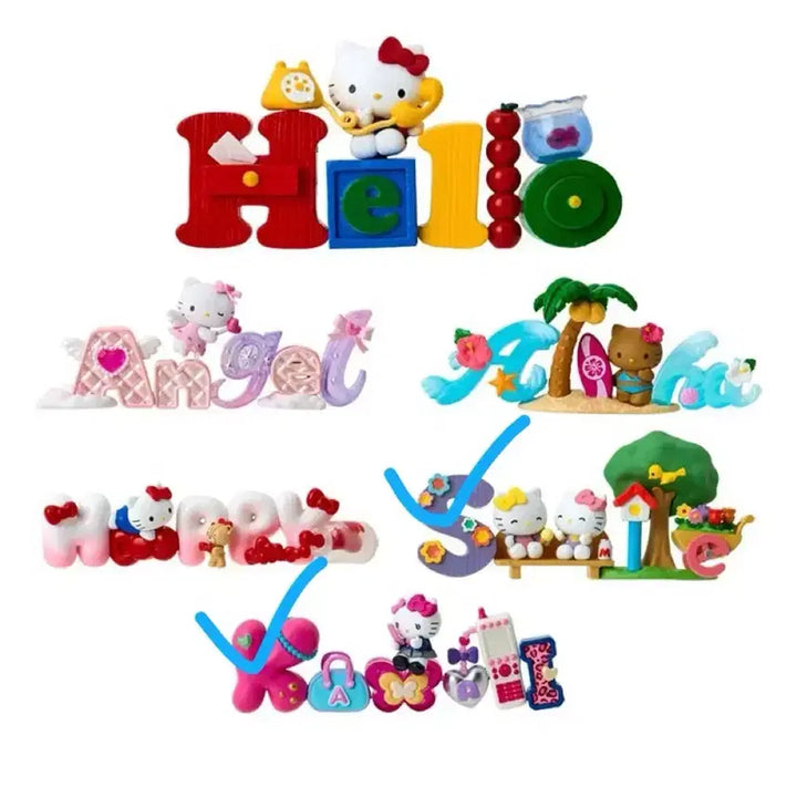 [BUNJANG] Hello Kitty Rement Kawaii Smile Bundle Set / 일괄) 헬로키티 리멘트 카와이 스마일