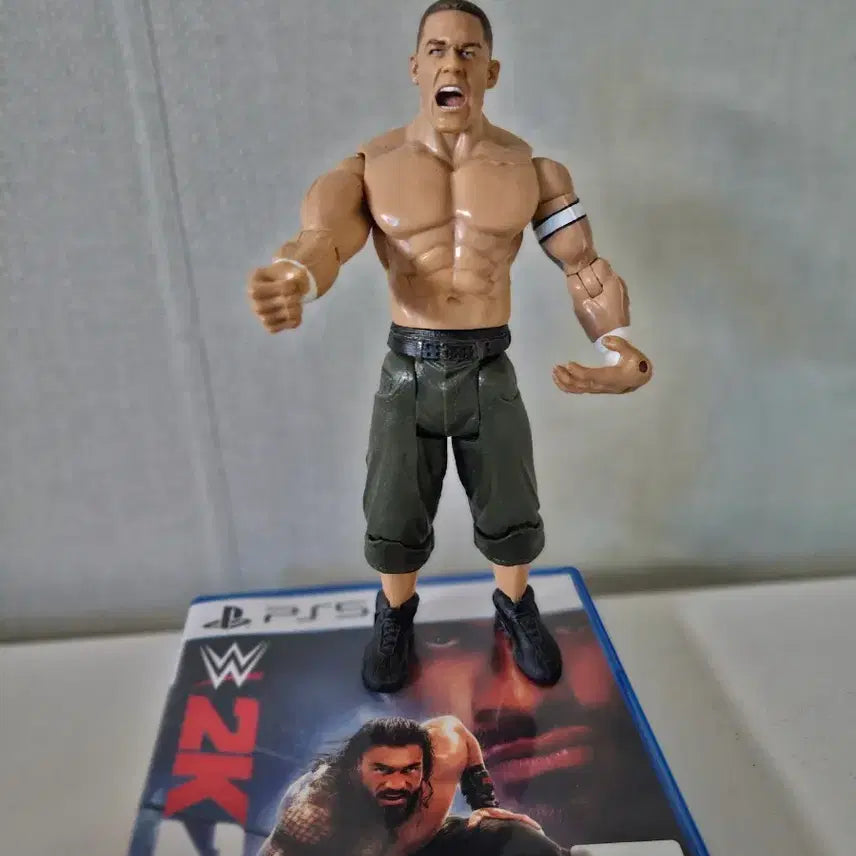 [BUNJANG] PlayStation 5 WWE 2K25 Wrestling Game with John Cena Action Figure / 플스PS5 WWE2K25 레슬링게임+존시나피규어