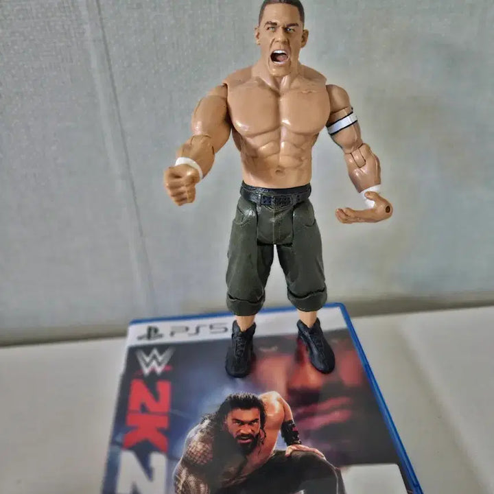 [BUNJANG] PlayStation 5 WWE 2K25 Wrestling Game with John Cena Action Figure / 플스PS5 WWE2K25 레슬링게임+존시나피규어