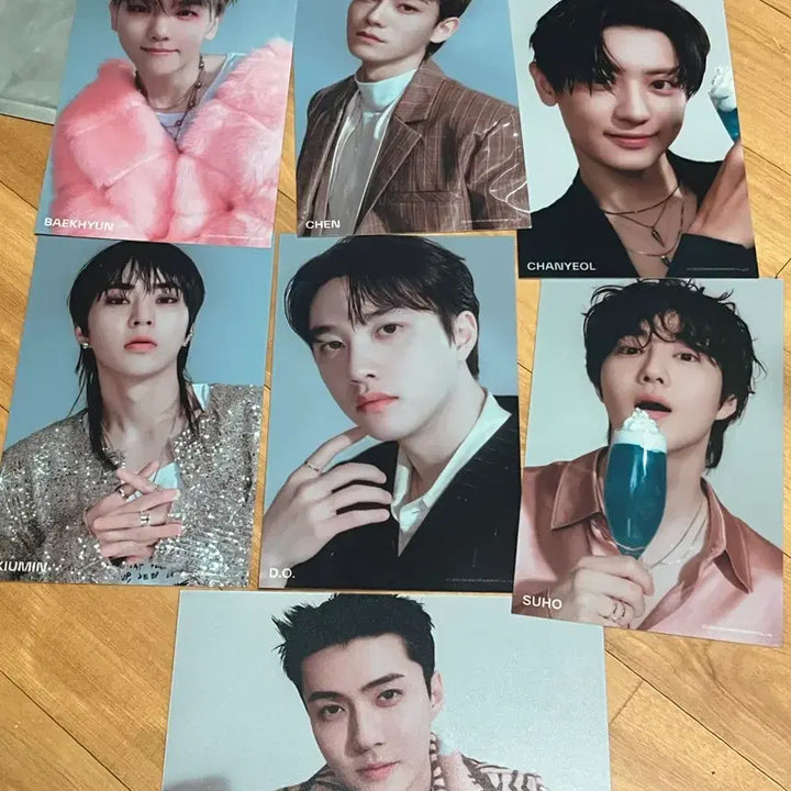 [BUNJANG] EXO Paikdabang Cream Soda Photocard Set / 엑소 빽다방 크림소다  포토카드