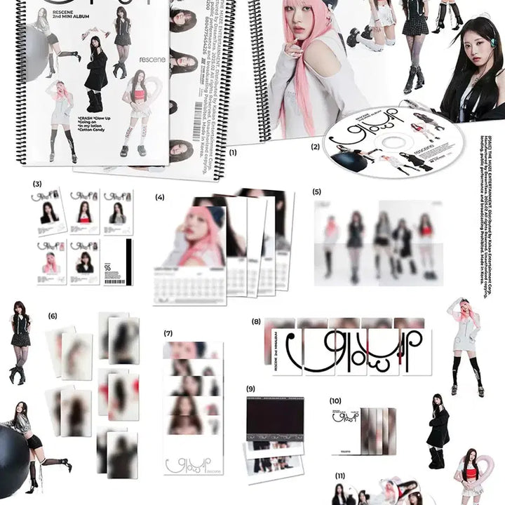 [SOLD OUT] 미개봉) 리센느 미니2집 앨범 GLOW UP 포토북 ME ver
