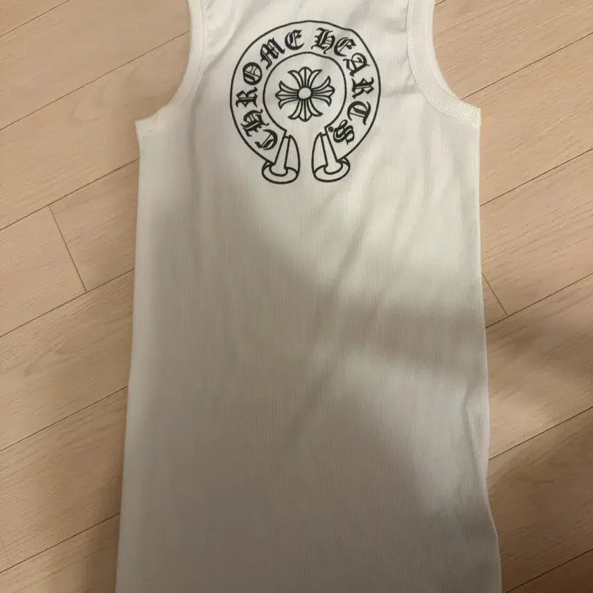 [BUNJANG] Chrome Hearts White Tank Top S Size / 크롬하츠 화이트 탱크탑 ( 나시 ) s사이즈