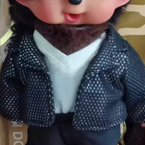[BUNJANG] Vintage Michael Jackson Monchhichi Doll (Authentic) / (최종가격)고전 마이클잭슨 몬치치 컬렉션 인형 정품