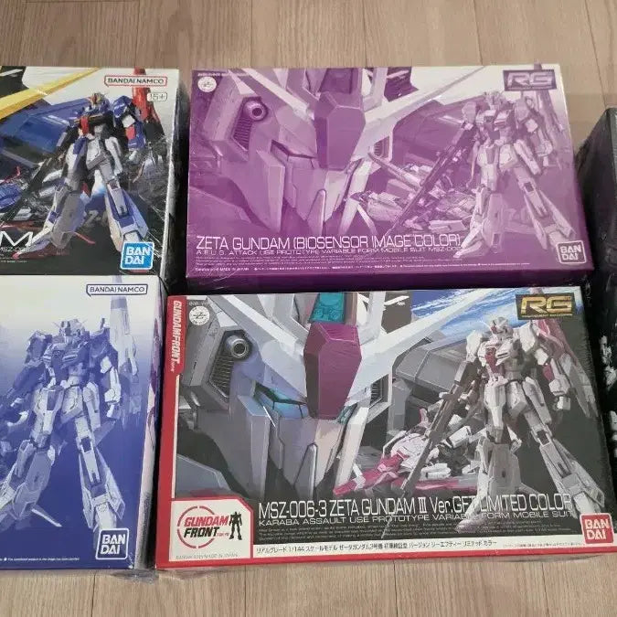 [BUNJANG] RG Zeta Gundam 5-Type Set / RG 제타 5종세트