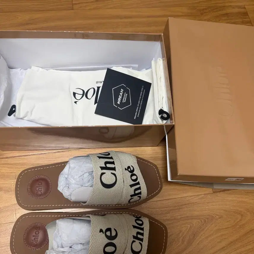 [BUNJANG] Chloé Woody Flat Mule White / 끌로에 우디 플랫 뮬 화이트 38