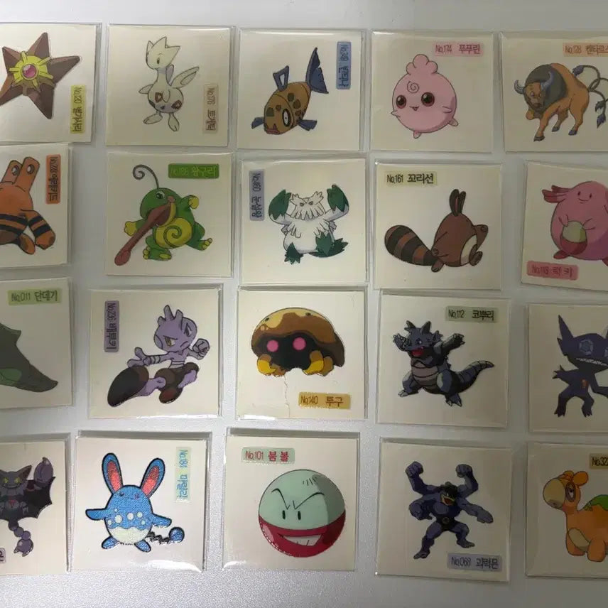 [BUNJANG] Pokemon Sticker Old Seal Rare Hologram / 포켓몬스터 띠부씰 샤니 올드씰 희귀씰 홀로그램