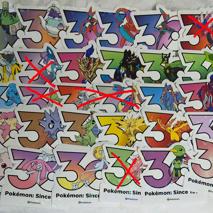 [BUNJANG] Pokemon 30th Anniversary Logo Sticker / 포켓몬 30주년 기념 로고 스티커 판매합니다!