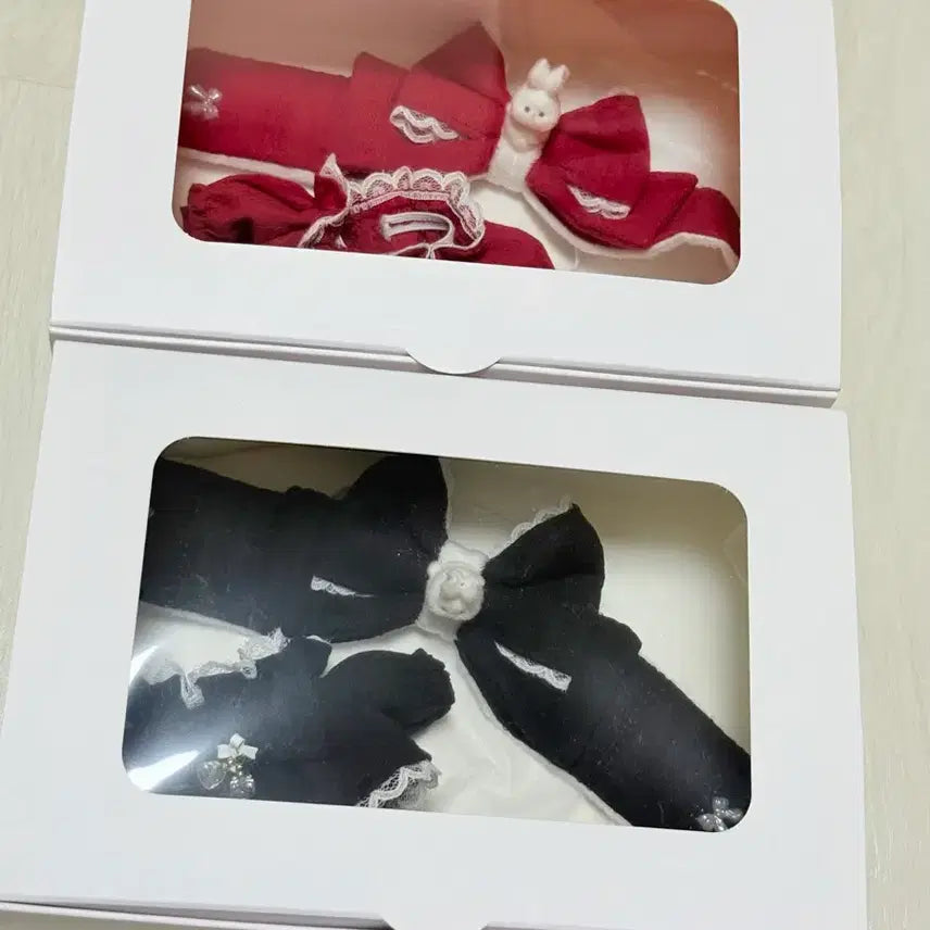 [BUNJANG] 10cm Doll Clothes Red Black / 마망의일기옷장 레드 블랙 10cm 인형옷