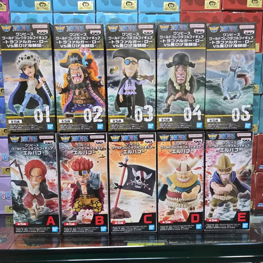 [BUNJANG] One Piece World Collectable Figure Shanks VS Kid &amp; Law VS Blackbeard / [월콜 WCF] 원피스 월콜 샹크스VS키드+로우VS검은수염 판매/새상품