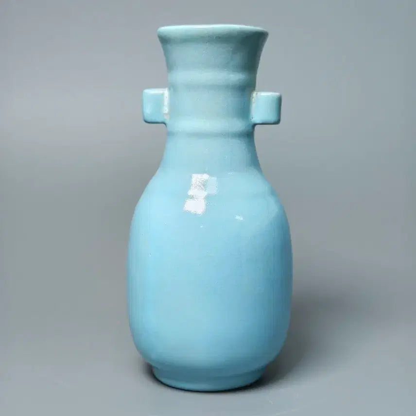 [BUNJANG] Celadon Porcelain Vase - Collectible Antique Chinese Ceramic Art / 송 여요 천람유 관이병 중국도자기 골동품 미술품 수집품 청자