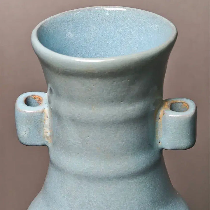 [BUNJANG] Celadon Porcelain Vase - Collectible Antique Chinese Ceramic Art / 송 여요 천람유 관이병 중국도자기 골동품 미술품 수집품 청자
