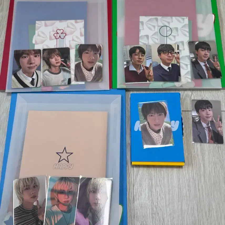 [BUNJANG] BTS Jin Happy Album Photocard / 일괄) 방탄소년단 BTS 석진 진 jin 해피 happy 앨범 포카