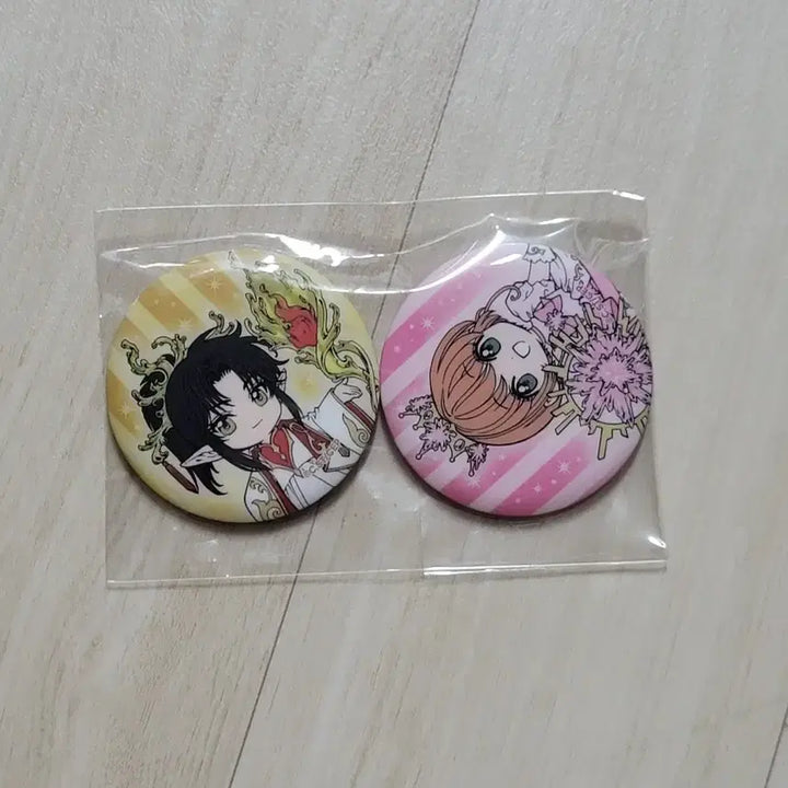[BUNJANG] CLAMP Premium Exhibition Exclusive Badge Set - Sakura &amp; Asura (2 Types) / 클램프전 후기 구매특전 캔뱃지 사쿠라&amp;아수라 2종