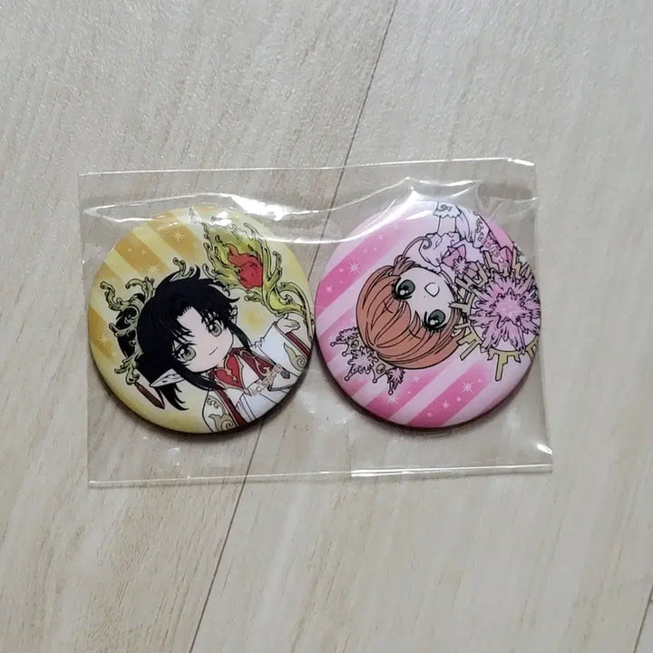 [BUNJANG] CLAMP Premium Exhibition Exclusive Badge Set - Sakura &amp; Asura (2 Types) / 클램프전 후기 구매특전 캔뱃지 사쿠라&amp;아수라 2종